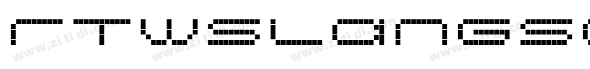 RTWsLangSongGov1 Reg字体转换